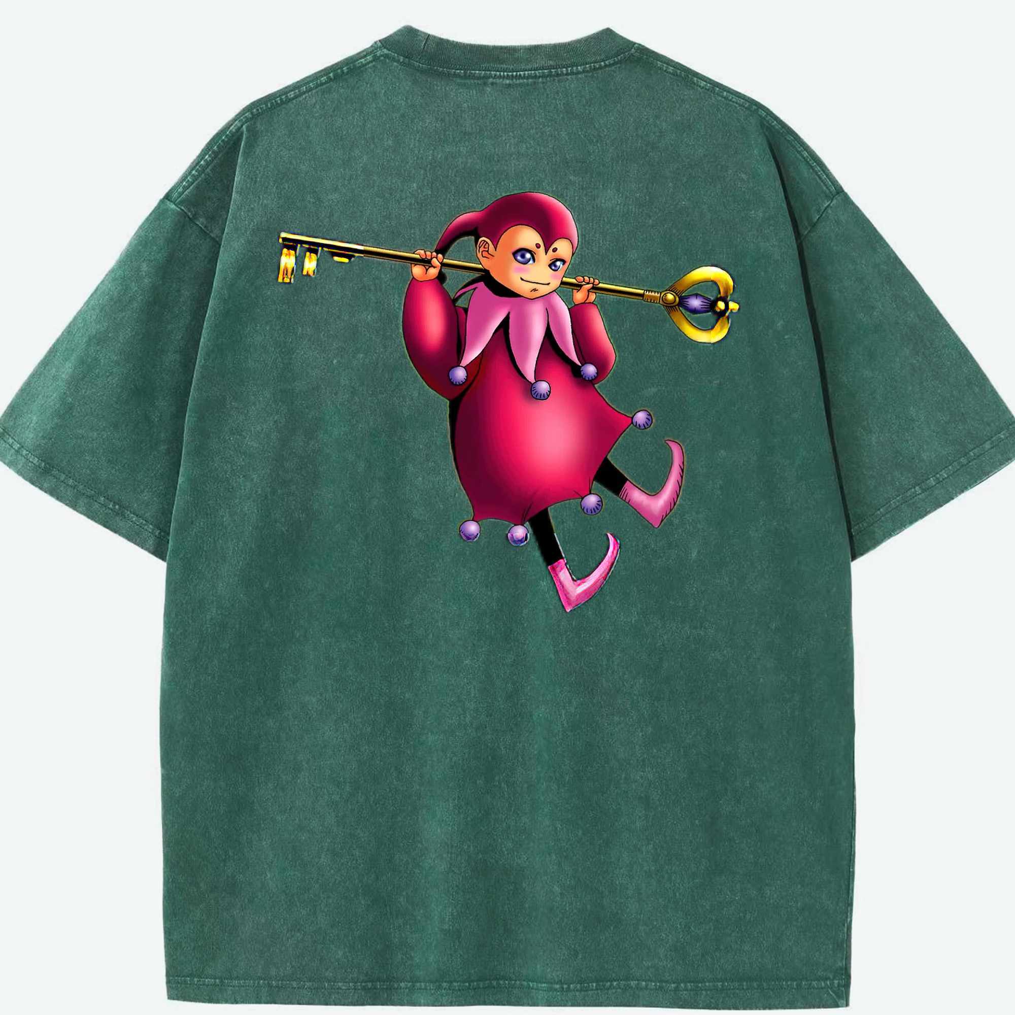 （画像用） 遊☆戯☆王 Yu-Gi-Oh! 綿100% ヴィンテージ風 半袖Tシャツ（背面プリント）